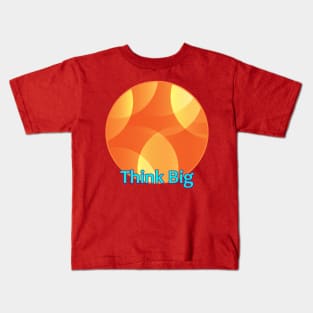 Circle Abstract Orange Yellow Kids T-Shirt